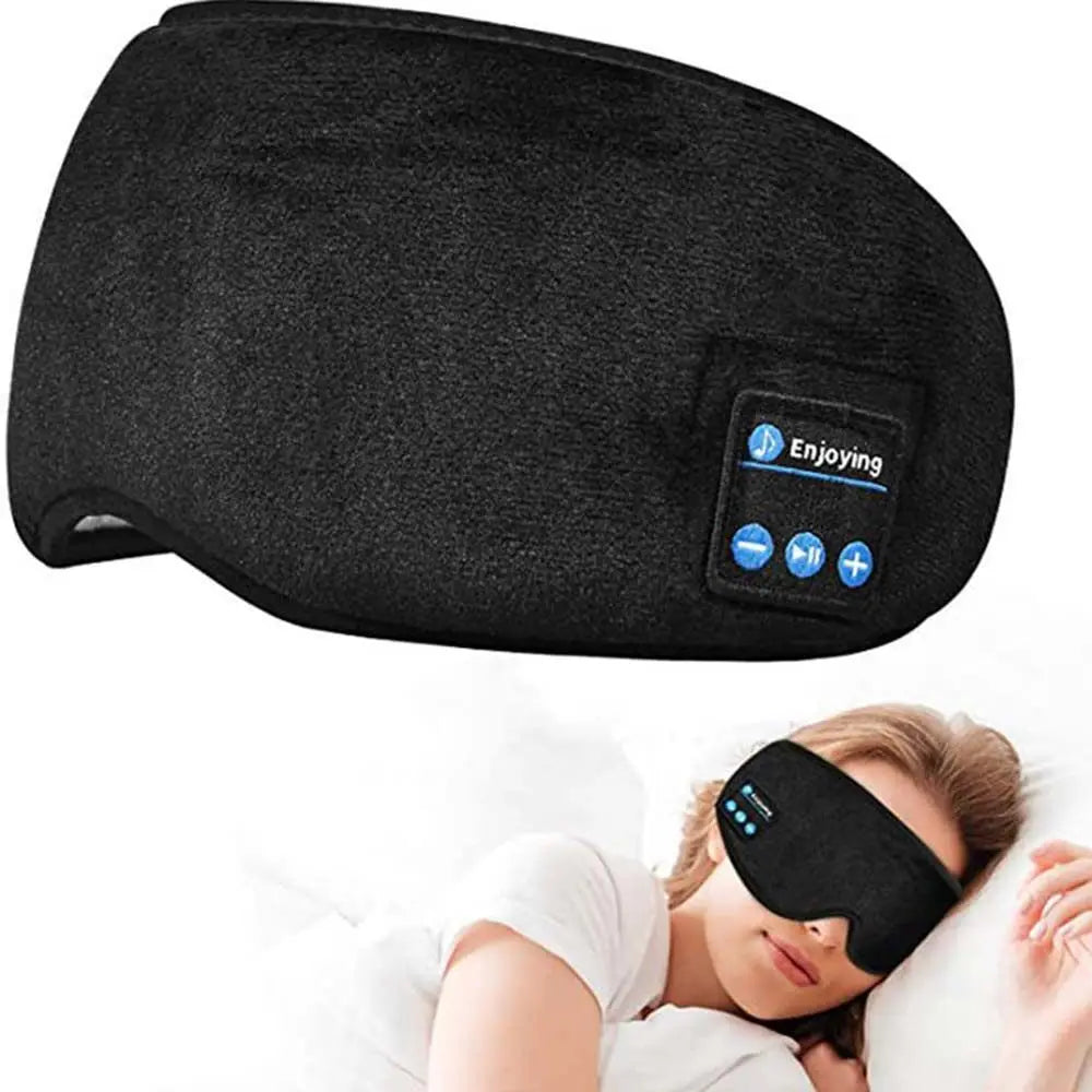 Sleeping Eye Mask Wireless Stereo Bluetooth Earphone Sleep Mask 5.0 Bluetooth Sleep Soft Earphones Support Handsfree